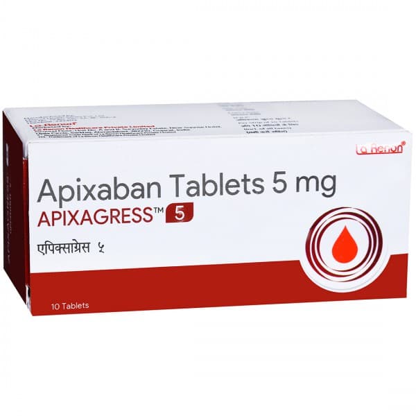 Apixagress 5 mg Tablet (10 Tab)