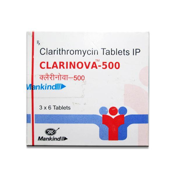 Clarinova 500 mg Tablet (6 Tab)