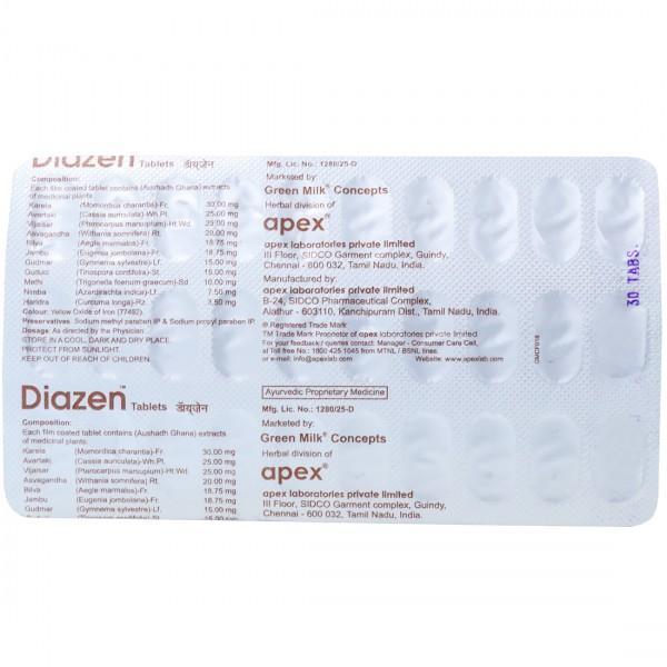 Diazen 30 Tablets