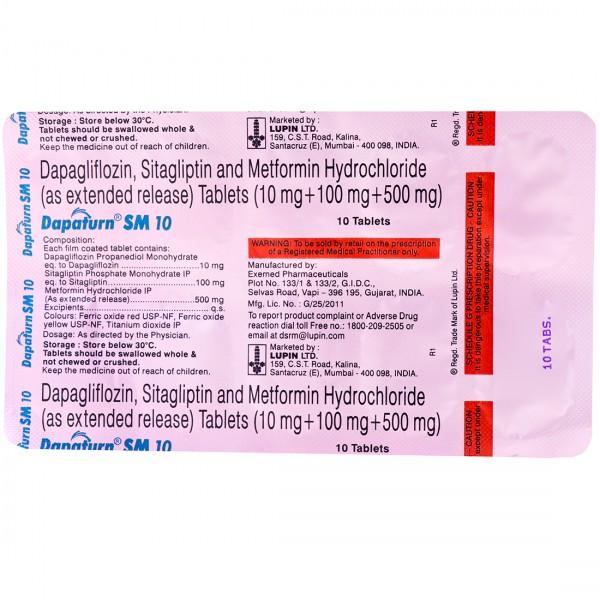 Dapaturn SM 10 mg Tablet (10 Tab)