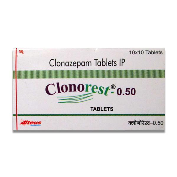 Clonorest 0.5 mg Tablet (10 Tab)