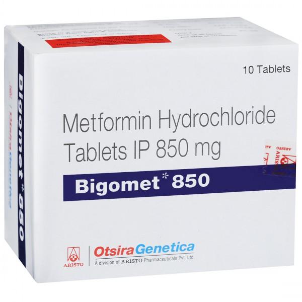Bigomet 850 mg Tablet (10 Tab)