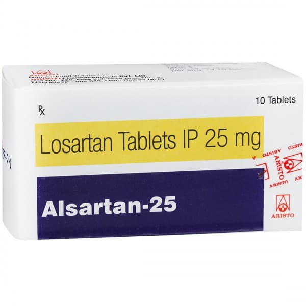 Alsartan 25 mg Tablet (10 Tab)