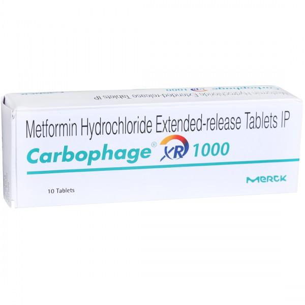 Carbophage XR 1000 mg Tablet (10 Tab)