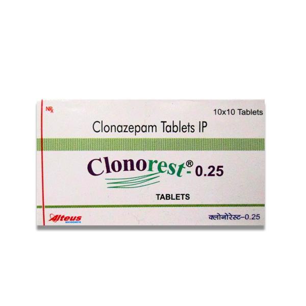 Clonorest 0.25 mg Tablet (10 Tab)