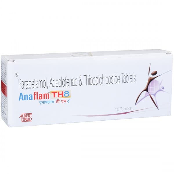 Anaflam TH 8 mg Tablet (10 Tab)