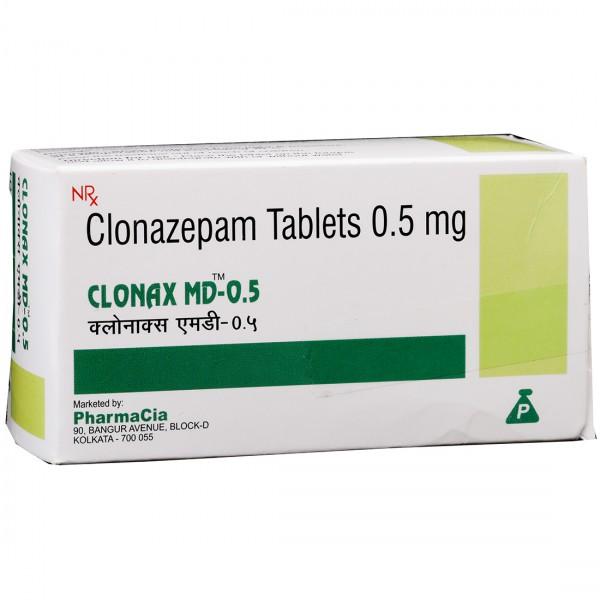 Clonax MD 0.5 mg Tablet (10 Tab)