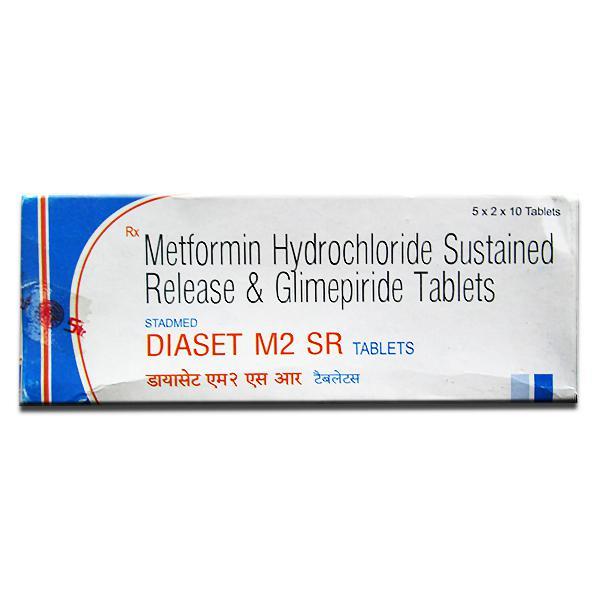 Diaset M SR 2 mg Tablet (10 Tab)