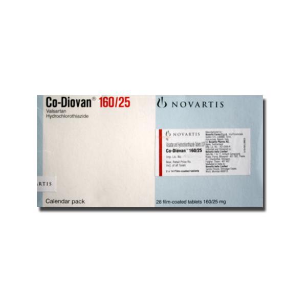 CO Diovan 160/25 mg Tablet (14 Tab)