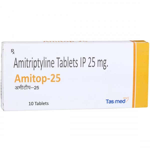 Amitop 25 mg Tablet (10 Tab)