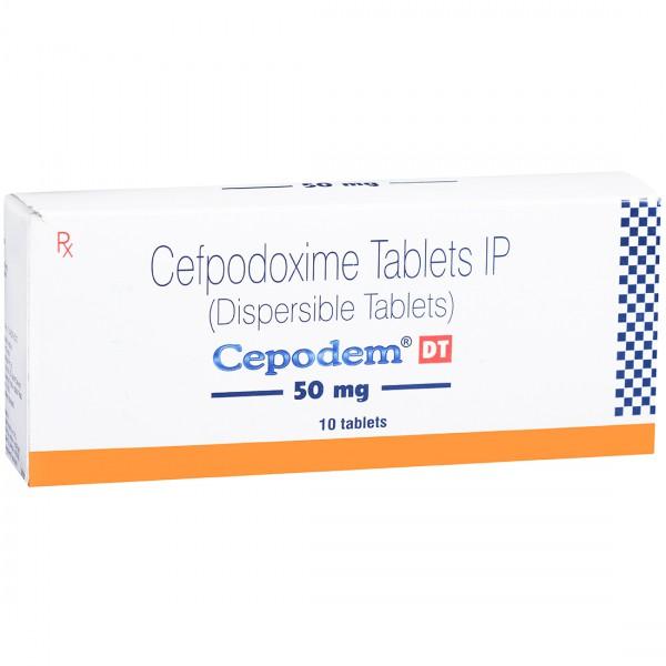 Cepodem DT 50 mg Tablet (10 Tab)