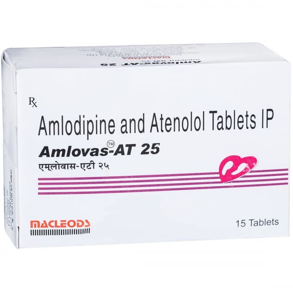 Amlovas AT 25 mg Tablet (15 Tab)