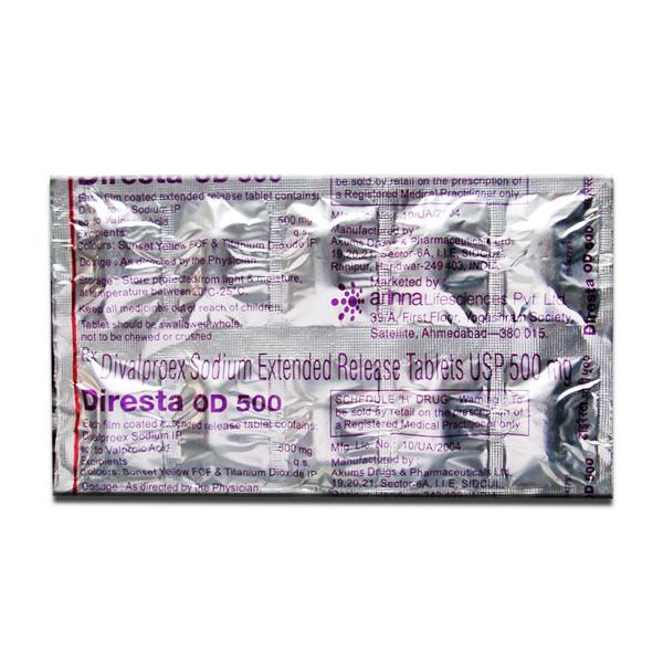 Diresta OD 500 mg Tablet (10 Tab)