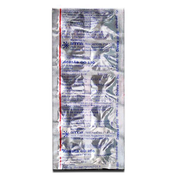 Diresta OD 250 mg Tablet (10 Tab)