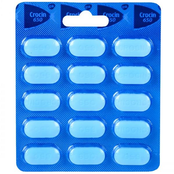 Crocin 650 mg 15 Tablets