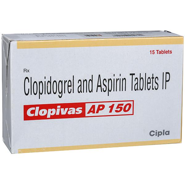 Clopivas AP 150 mg Tablet (15 Tab)