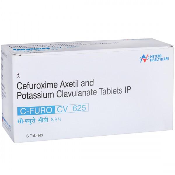 C Furo CV 625 mg Tablet (6 Tab)
