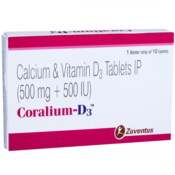 Coralium D3 10 Tablets