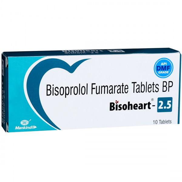 Bisoheart 2.5 mg Tablet (10 Tab)