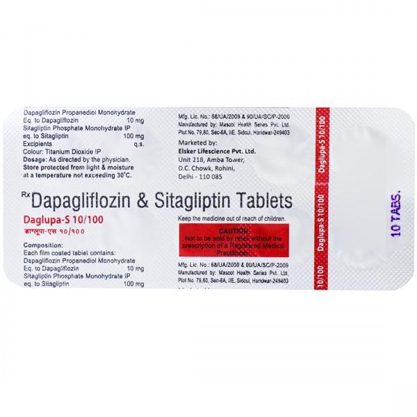 Daglupa S 10/100 mg Tablet (10 Tab)
