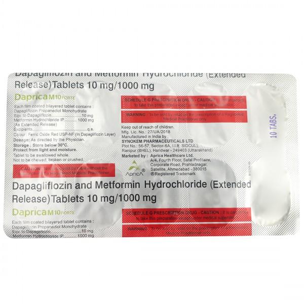 Daprica M 10 Forte Tablet (10 Tab)