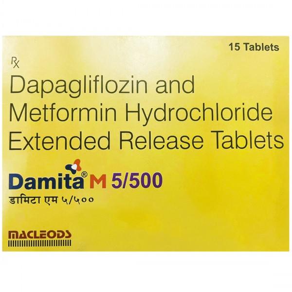 Damita M 5/500 mg Tablet (15 Tab)