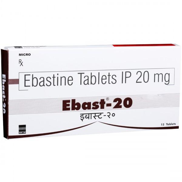 Ebast 20 mg Tablet (15 Tab)