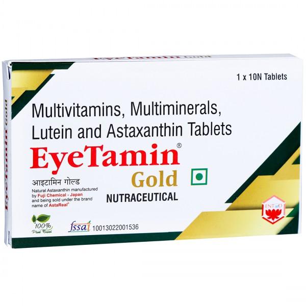 Eyetamin Gold 10 Tablets