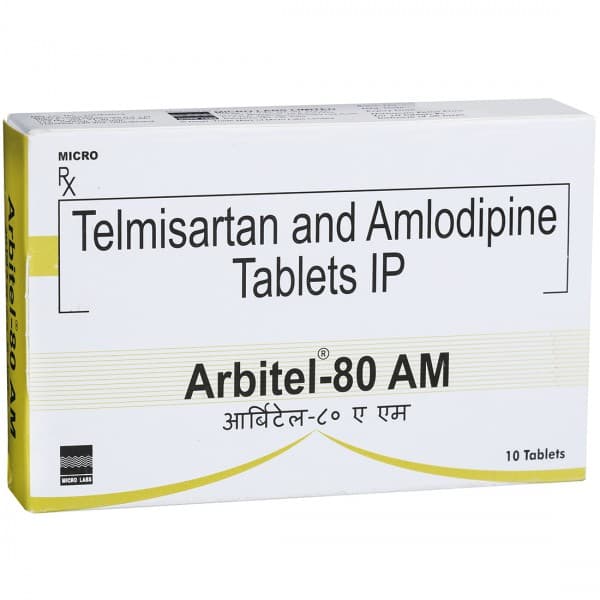 Arbitel AM 80 mg Tablet (10 Tab)