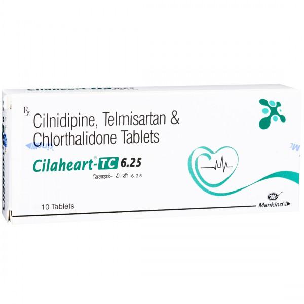 Cilaheart TC 6.25 mg Tablet (10 Tab)