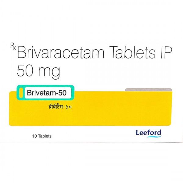 Brivetam 50 mg Tablet (10 Tab)