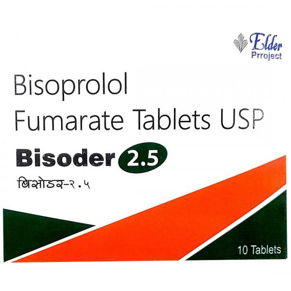 Bisoder 2.5 mg Tablet (10 Tab)