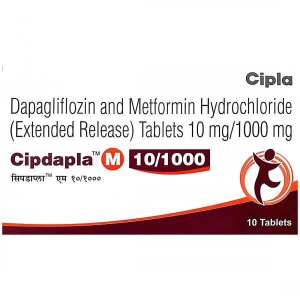 Cipdapla M 10/1000 mg Tablet (10 Tab)
