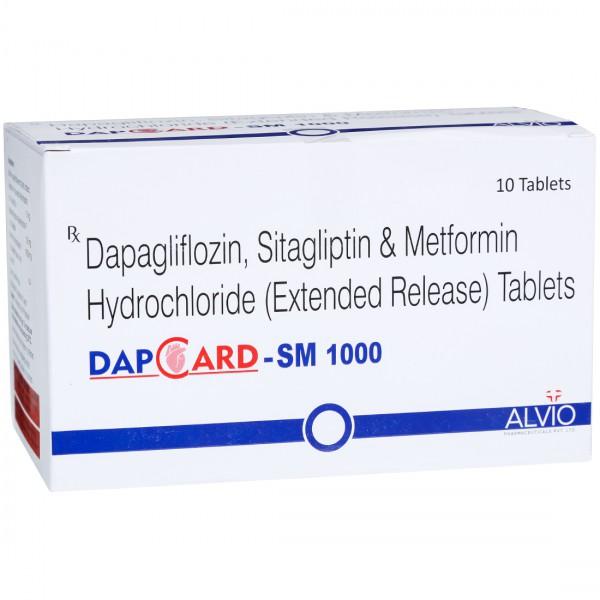Dapcard SM 1000 mg Tablet (10 Tab)