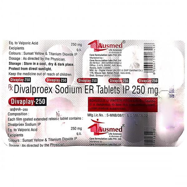 Divaplay 250 mg Tablet (10 Tab)