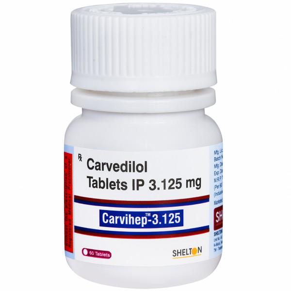 Carvihep 3.125 mg Tablet (60 Tab)