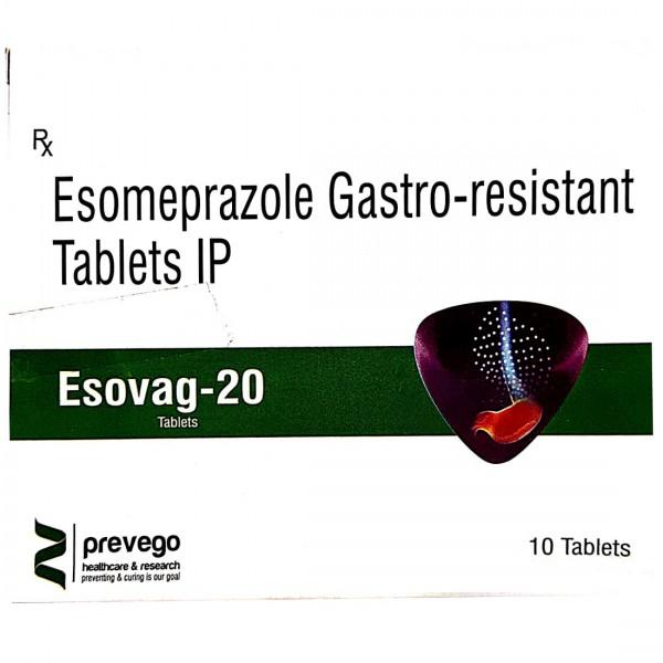 Esovag 20 mg Tablet (10 Tab)