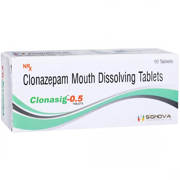 Clonasig 0.5 mg Tablet (10 Tab)