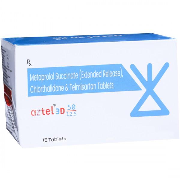 Aztel 3D 50/12.5 mg Tablet (15 Tab)