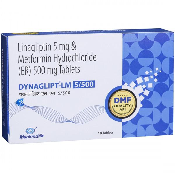 Dynaglipt LM 5/500 Tablet (10 Tab)