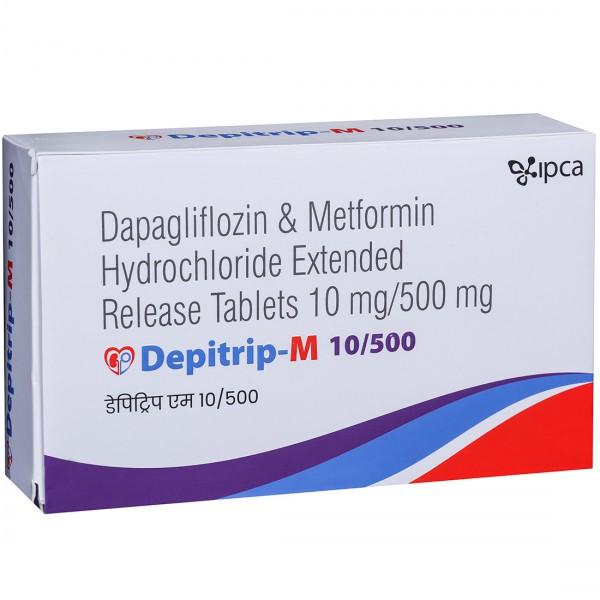 Depitrip M 10/500 mg Tablet (10 Tab)