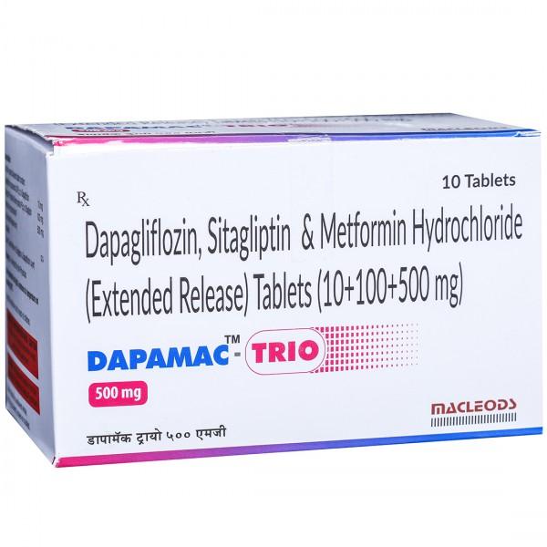 Dapamac Trio 500 mg Tablet (10 Tab)
