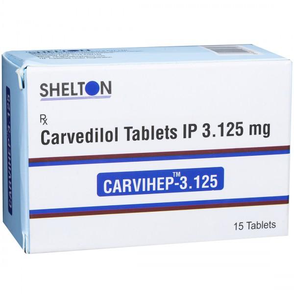 Carvihep 3.125 mg Tablet (15 Tab)