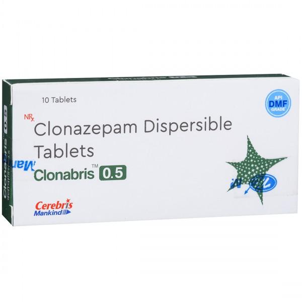 Clonabris 0.5 mg Tablet (10 Tab)