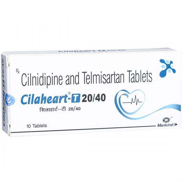 Cilaheart T 20/40 mg Tablet (10 Tab)