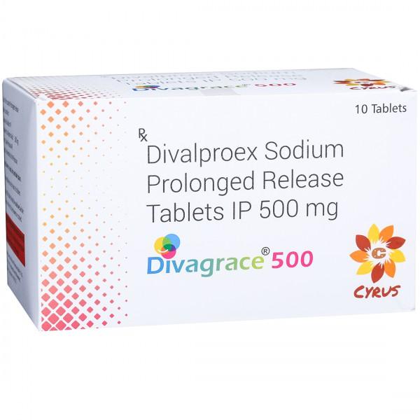 Divagrace 500 mg Tablet (10 Tab)