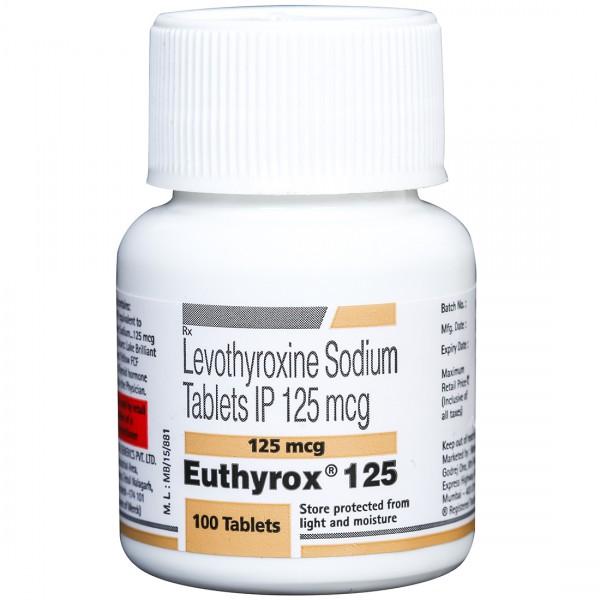 Euthyrox 125 mcg Tablet (100 Tab)