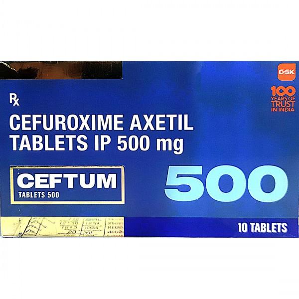Ceftum 500 mg Tablet (10 Tab)