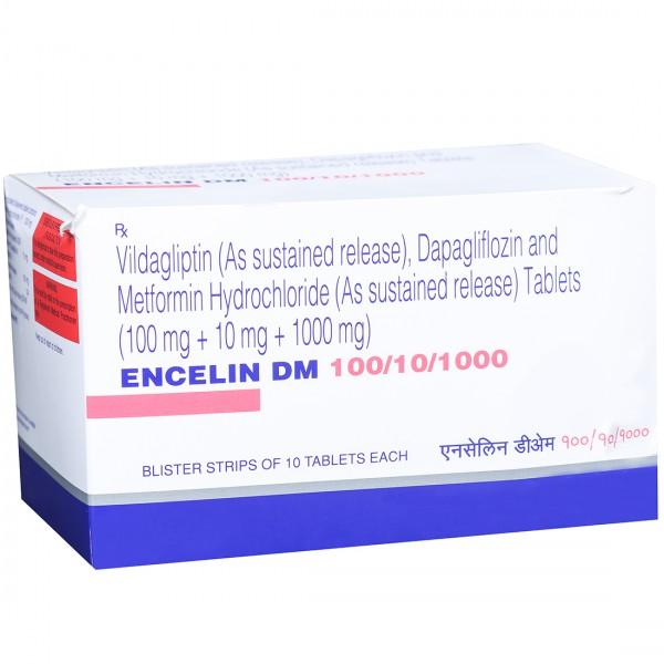 Encelin DM 100/10/1000 Tablet (10 Tab)