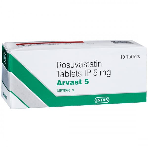 Arvast 5 mg Tablet (10 Tab)